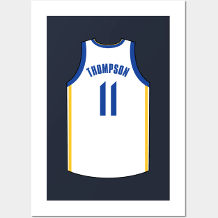 Klay Thompson Golden State Jersey White 2024 Qiangy Posters and Art